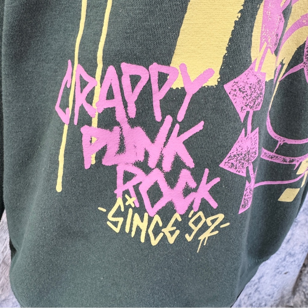 Blink 182 Green Sweatshirt - Small - Picture 2 of 6